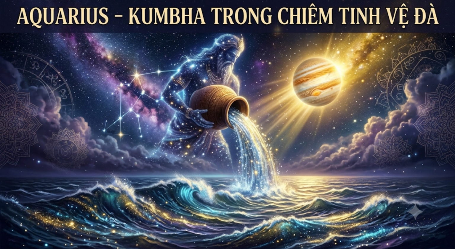 Mật mã cung Bảo Bình(Kumbh) và dòng năng lượng của Sao Mộc(Brihaspati).