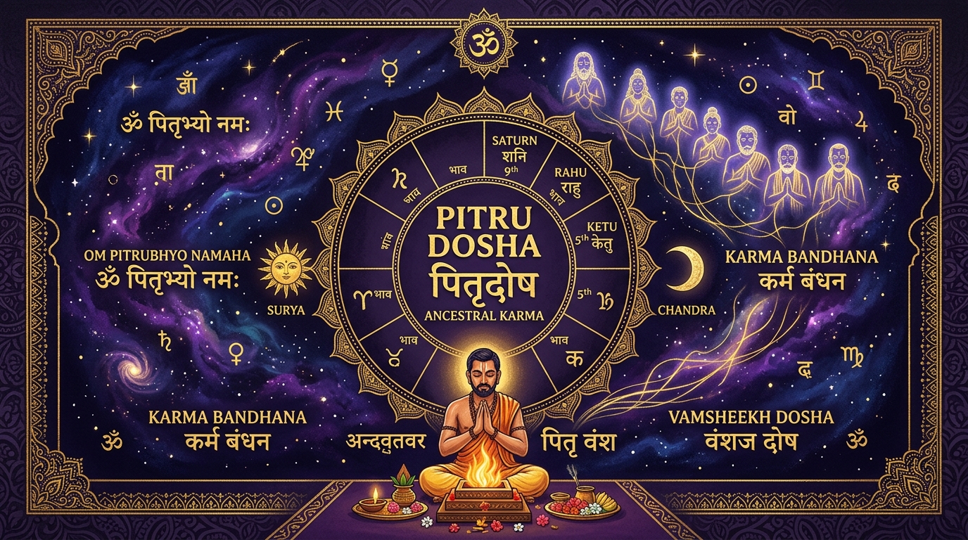 Pitru Dosha trong Chiêm Tinh Vedic: Nghiệp Tổ Tiên