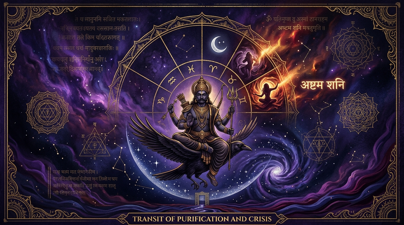 Ashtama Shani: 2,5 Năm Sao Thổ Quá Cảnh Nhà 8 Trong Chiêm Tinh Vedic